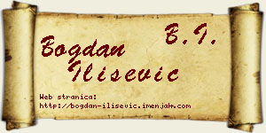 Bogdan Ilišević vizit kartica
